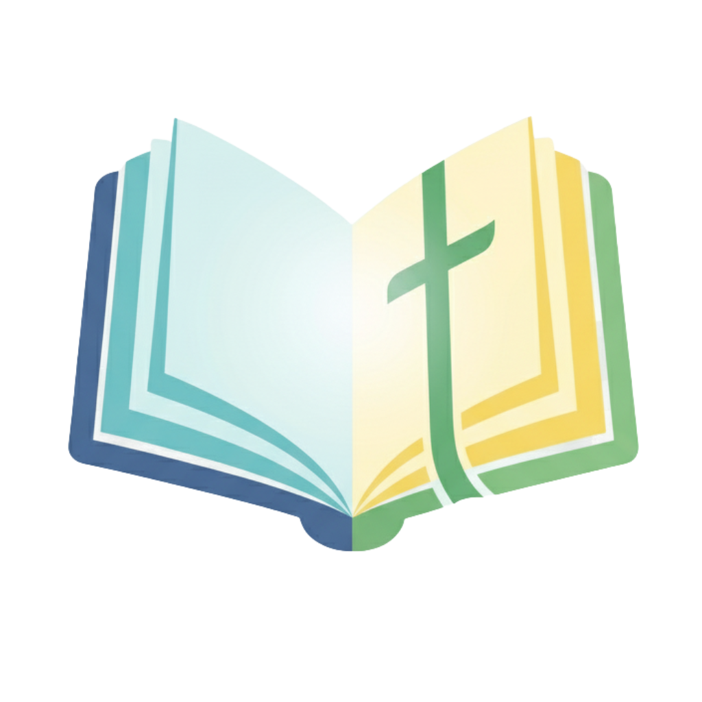 Logo do Bibliapp - Aplicativo de estudo da Bíblia Católica com ícone de livro sagrado